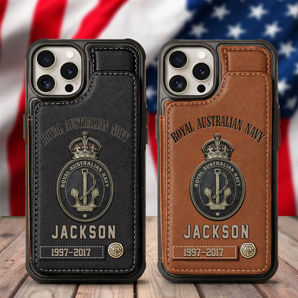 Premium Price Australian Veteran Leather Phonecase 25032601 Gift For Veterans