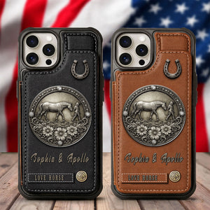 Premium Price Horse Lady Leather Phonecase 25032601 Gift For Horse Lovers Horse Owner