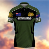 Premium Australian Veteran Polo Shirt 13032601, Gifts For Australian Veterans, Gifts For Independence Day, Veterans Day.