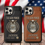 Premium Price America US Veteran Leather Phonecase 25032601 Gifts for Independence Day, Veterans Day