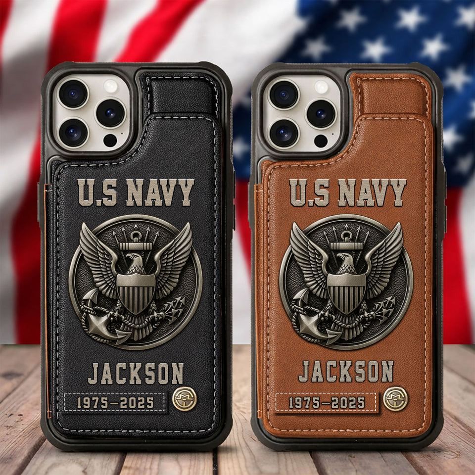 Premium Price America US Veteran Leather Phonecase 25032601 Gifts for Independence Day, Veterans Day