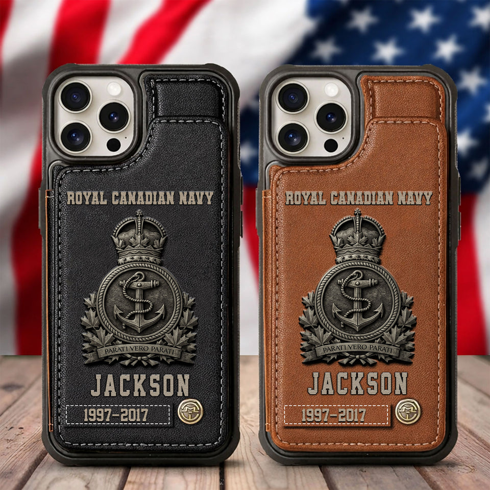Premium Price Canadian Veteran Leather Phonecase 25032601 Gift For Veterans