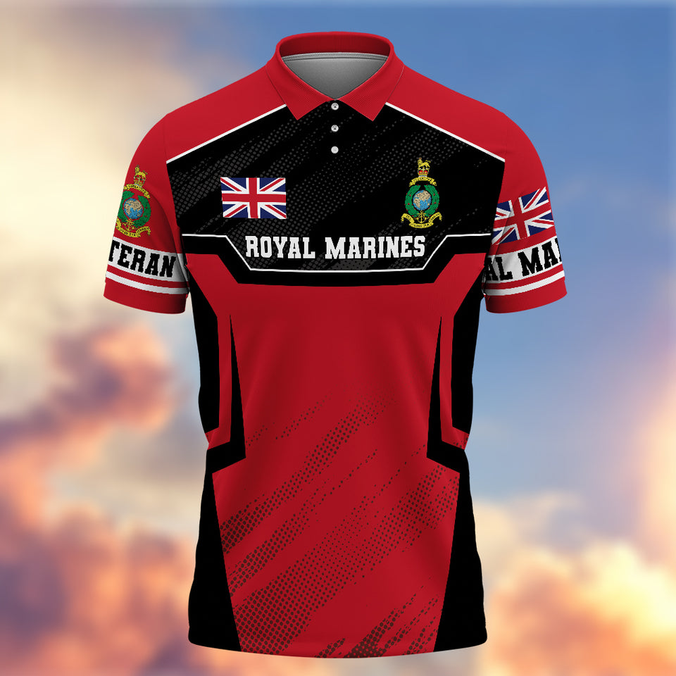 Premium British Veteran Polo Shirt 13032601, Gifts For British Veterans, Gifts For Independence Day, Veterans Day