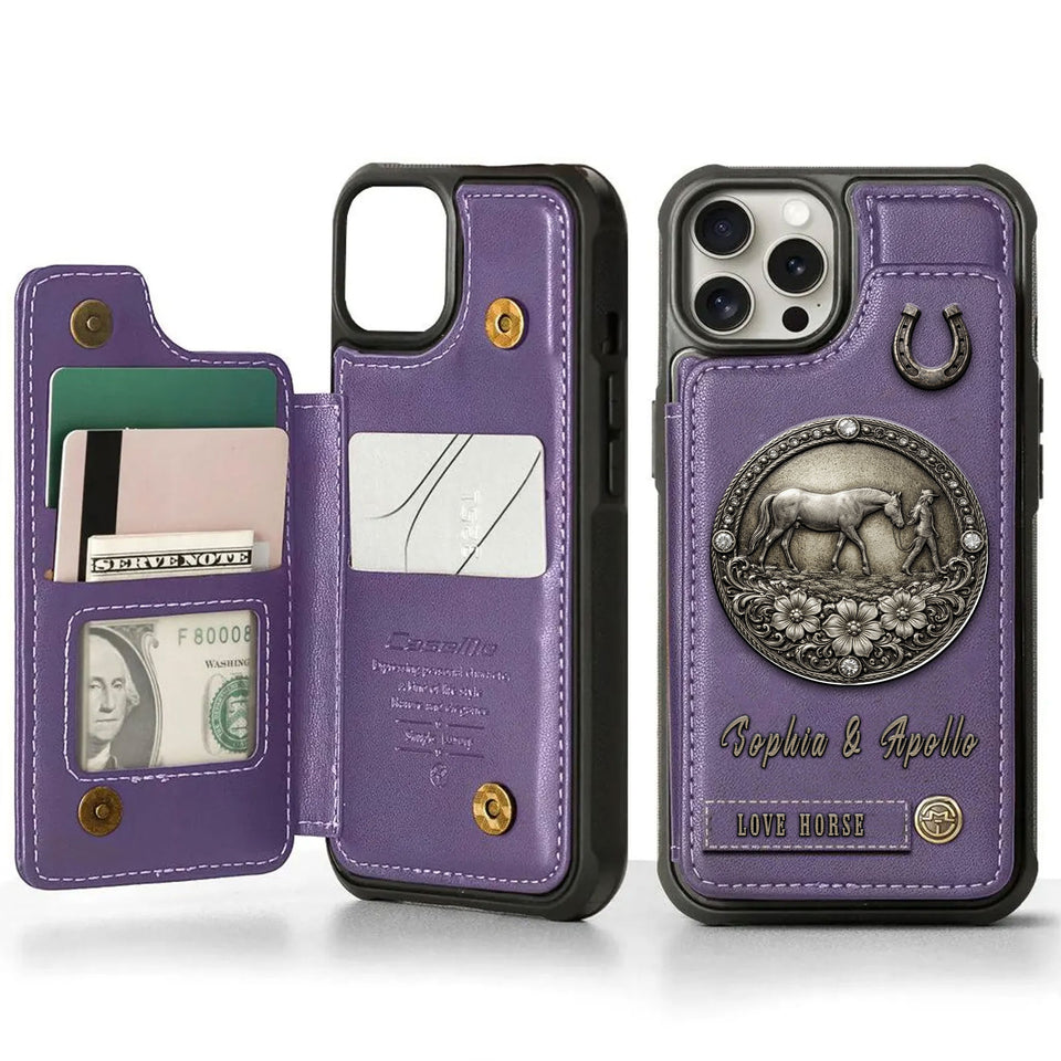 Premium Price Horse Lady Leather Phonecase 25032601 Gift For Horse Lovers Horse Owner