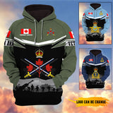 Premium Canadian Veterans Hoodie 12032601, Gifts For Canadian Veterans, Gifts On Father's Day, Veterans Day.