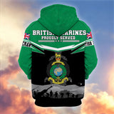 Premium British Veterans Hoodie 12032603, Gifts For British Veterans, Gifts On Father's Day, Veterans Day.