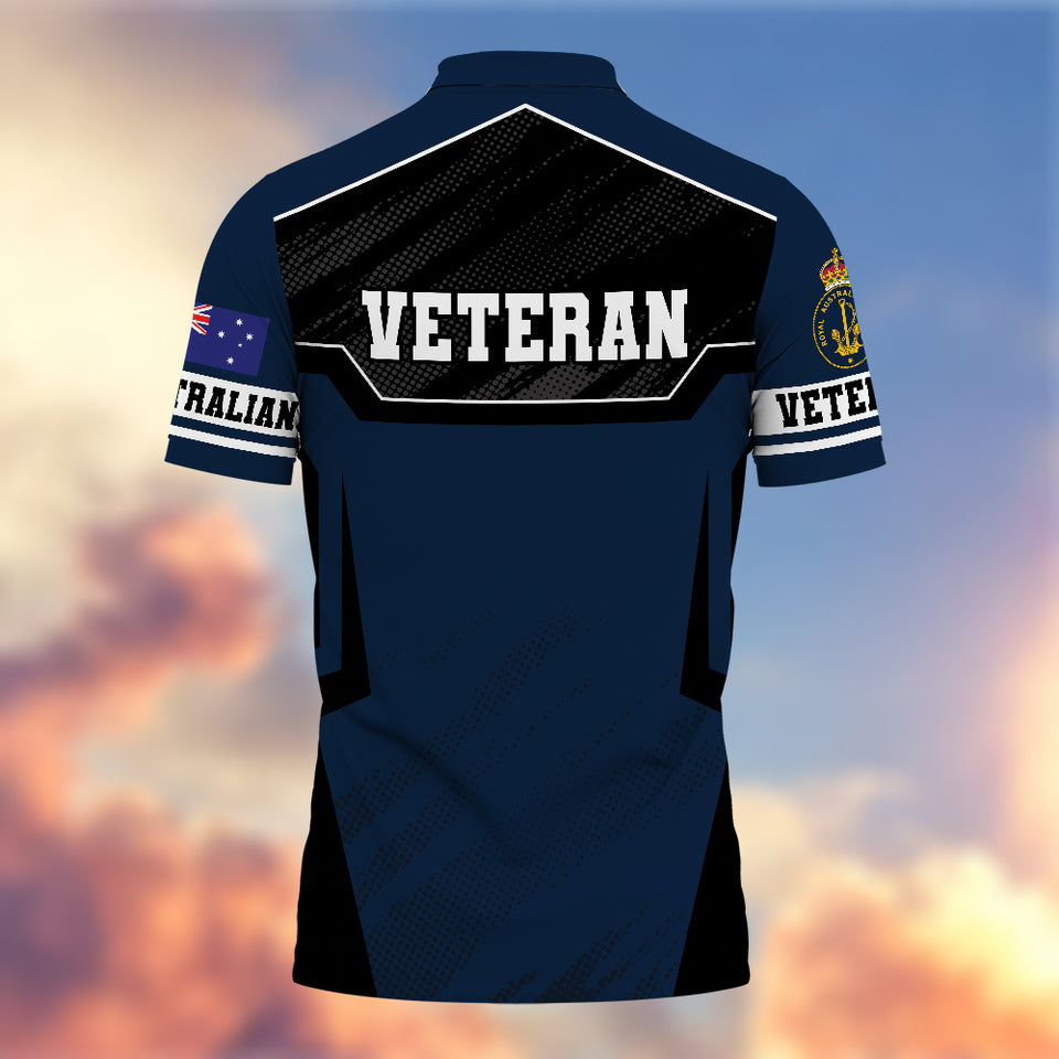 Premium Australian Veteran Polo Shirt 13032601, Gifts For Australian Veterans, Gifts For Independence Day, Veterans Day.