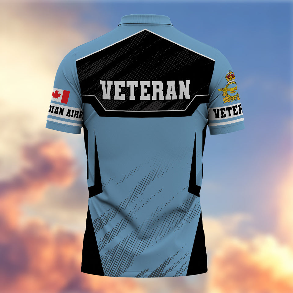 Premium Canadian Veteran Polo Shirt 13032601, Gifts For Canadian Veterans, Gifts For Independence Day, Veterans Day.