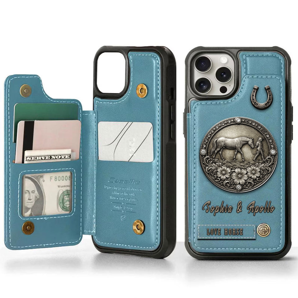 Premium Price Horse Lady Leather Phonecase 25032601 Gift For Horse Lovers Horse Owner