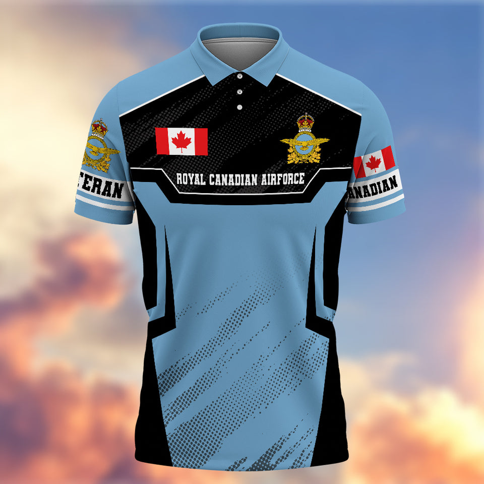 Premium Canadian Veteran Polo Shirt 13032601, Gifts For Canadian Veterans, Gifts For Independence Day, Veterans Day.