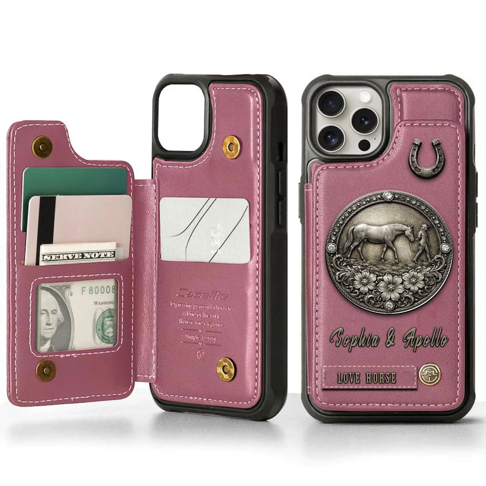 Premium Price Horse Lady Leather Phonecase 25032601 Gift For Horse Lovers Horse Owner