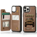 Premium Price Jeep Lovers Leather Phonecase 25032601 Gift For Jeep Owner
