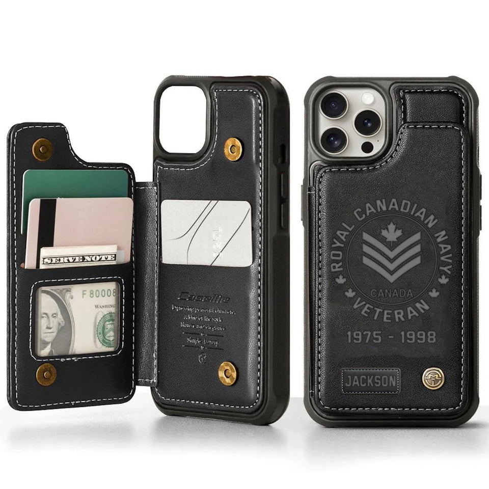 Personalized Premium Price Canadian Veteran Leather Phonecase 26032602 Gift For Veterans