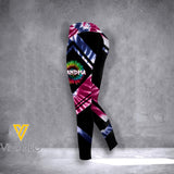 PERSONALIZED BLESSED TO BE CALLED GRANDMA TIE DYE SUNFLOWER HOLLOW-UP TANK + LEGGING QTHC1404