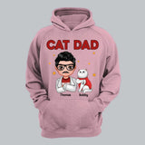 Personalized Cat Dad I Love Cat Tshirt Printed 22NOV-DT07