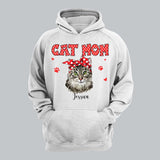 Personalized Cat Mom Tshirt Hoodie Or Sweatshirt Printed 22NOV-DT12