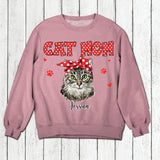 Personalized Cat Mom Tshirt Hoodie Or Sweatshirt Printed 22NOV-DT12