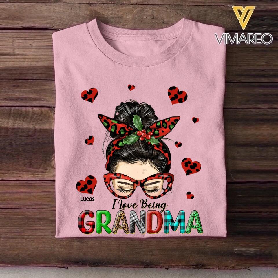 Personalized I Love Being Grandma Shirt Printed 22NOV-DT14