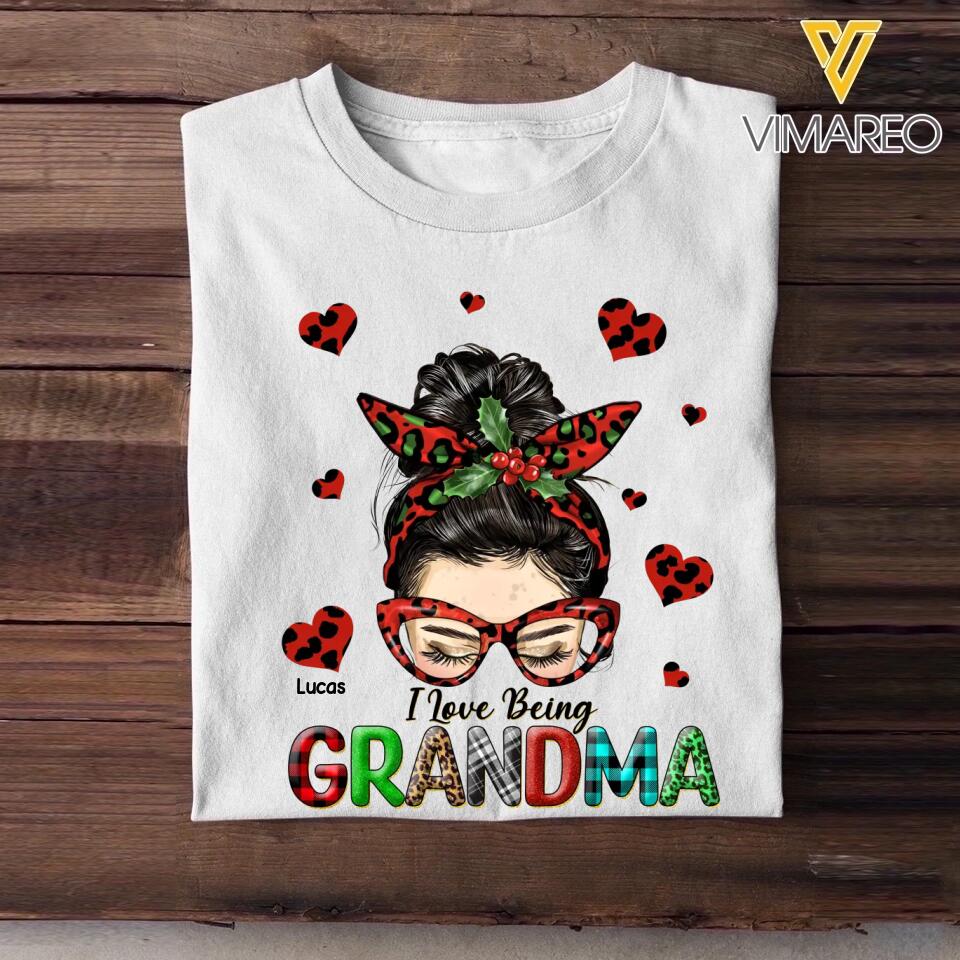 Personalized I Love Being Grandma Shirt Printed 22NOV-DT14
