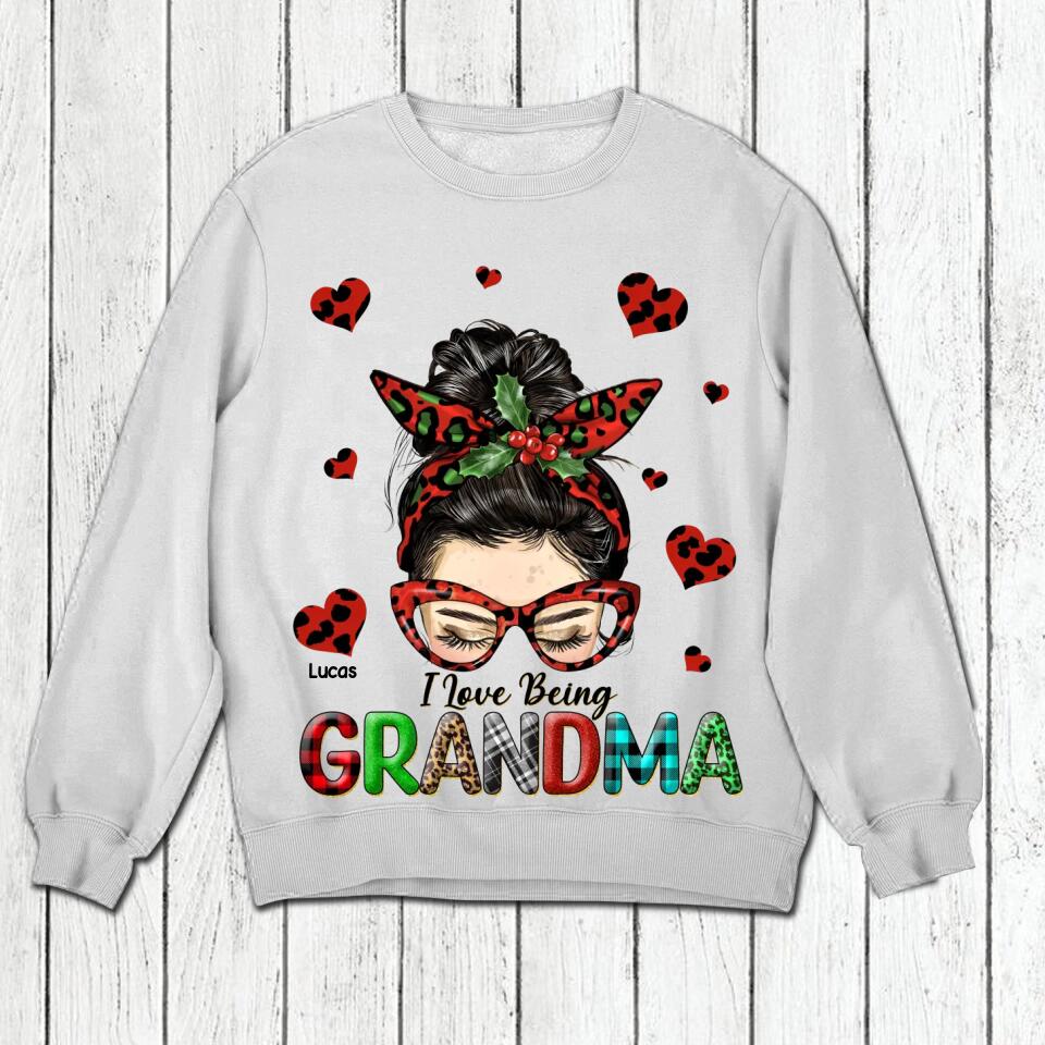 Personalized I Love Being Grandma Shirt Printed 22NOV-DT14