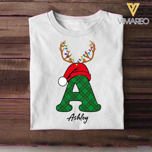 Personalized Name Character Christmas Tshirt & Legging Printed QTDT0612