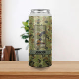 Personalized Australian Soldier/ Veteran Rank Camo Can Cooler 20oz Printed QTDT2012