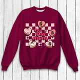 Personalized Cat Mom Sweatshirt Or Tshirt Printed QTHQ3101