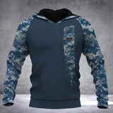 Personalized US Solider/ Veteran Once A Soldier Always A Soldier Name and Rank Camo Hoodie 3D Printed QTDT0602