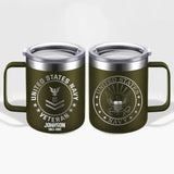 Personalized US Armed Forces With Name And Year Laser Handle Cup Printed 2023197KVH