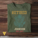 Personalized Retired Military Unit Logo T-shirt Printed KVH23810