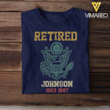 Personalized Retired Military Unit Logo T-shirt Printed KVH23810