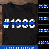 Personalized Police ID T-shirt Printed LDMKVH23849