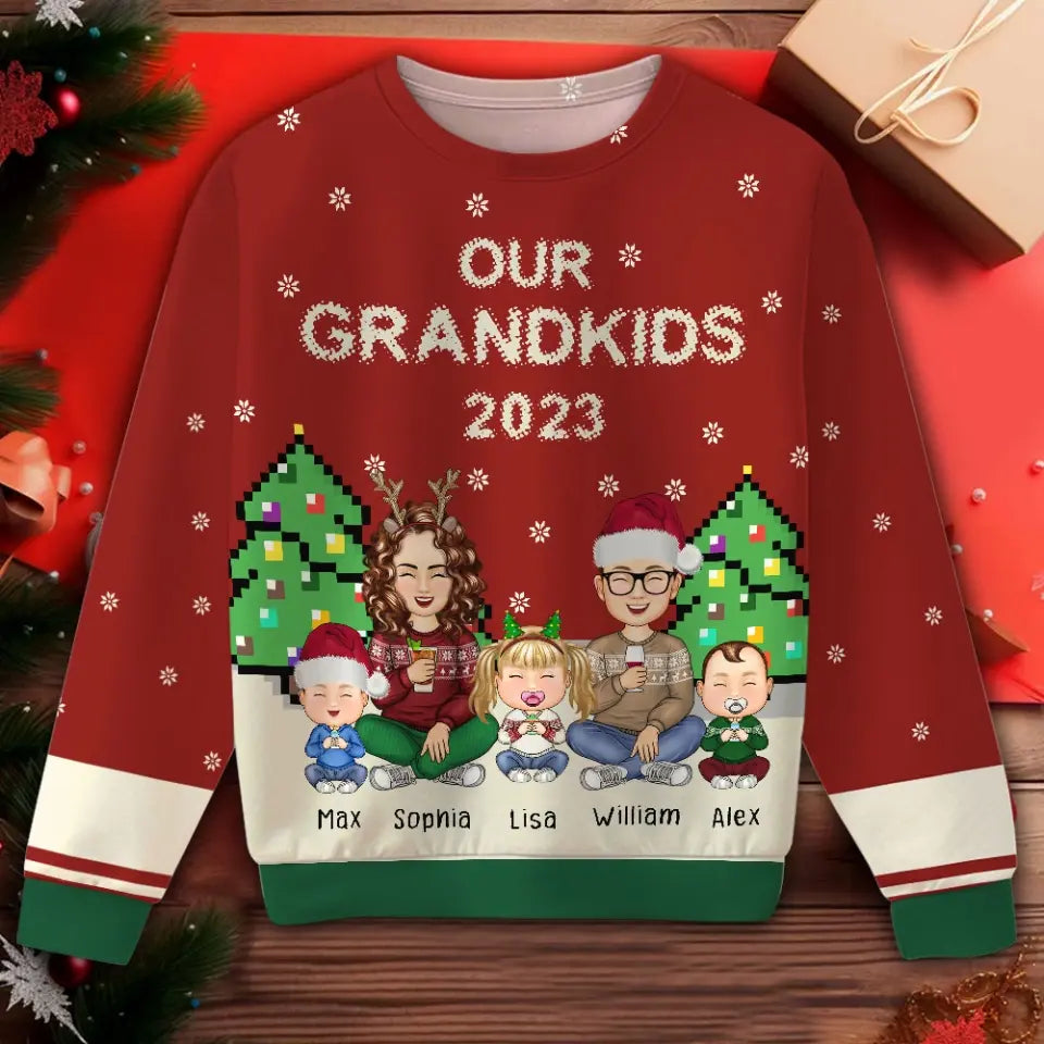 Personalized Our Grandkids 2023 Sweatshirt 3D Printed HTHHn23808