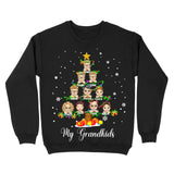 Personalized My Grandkids Child Christmas Tree Xmas Gift Sweatshirt Printed HTHVQ23872