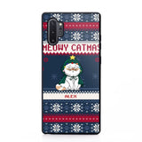 Personalized Meowy Catmas Cat Xmas Ugly Christmas Gift Phonecase Printed LVA231022