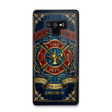 Personalized Fire Dept Radition Dedication Sacrifice Firefighter Custom Name Phonecase Printed QTVQ231046