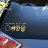 Personalized Superheroes Wear Masks Firefighter Custom Badge Number Decal Printed QTHN231049