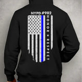 Personalized US Police Department & ID Hoodie 2D Printed LVA231213