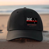 Personalized Australia Thin Red Line Retired Custom Served Times Black Cap QTHN1228