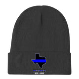 Personalized US State Flag Retired Police Custom Served Time Embroidered Beanie Printed KVH231232
