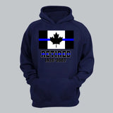 Personalized Retired Canadian Police Custom Served Time Hoodie 2D Printed QTHN231249
