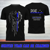Personalized Retired Australian Police Officer Custom Served Time T-shirt Printed QTHN231261