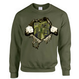 Personalized Swedish Veteran Rank Camo Sweatshirt Printed KVH231318
