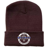 Personalized The Legend Has Retired Thin Blue Line Embroidered Beanie Printed AHVA231372