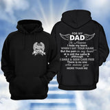 Personalized Upload Your Photo Custom Name & Time Dad Memorial Hoodie 2D Printed VQ231377