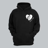 Personalized Upload Your Photo Couple Custom Name Couple Hoodie 2D Printed VQ231434