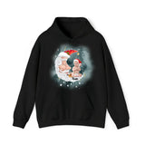 Personalized Upload Your Photo Santa Moon Christmas Gift Hoodie 2D Printed VQ231509