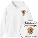 Personalized Upload Your Dog Photo Being Every Good Woman Are A Lot Of Dogs Hoodie 2D Printed VQ231549