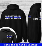 Personalized Thin Blue Line Retired British Police Officer Custom ID Hoodie 2D Printed KVH231567