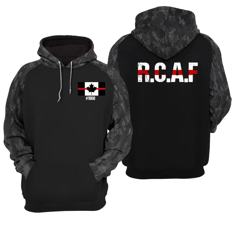 Personalized Canadian Firefighter Department & Custom ID Hoodie 3D Printed KVH231586